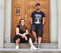 Team der Jugendarbeit vorm JuZe