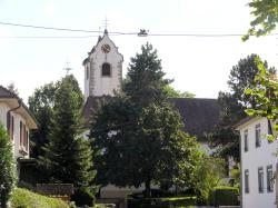 Ortskern von Wettelbrunn mit der Kirche St. Vitus